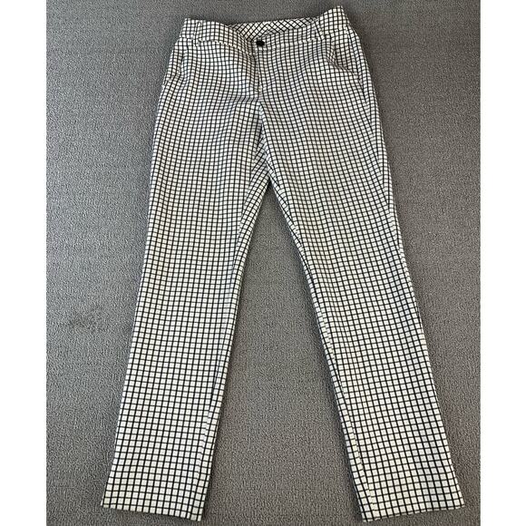 Cabi Suit Set Window Pane Pants & Blazer White Black Size Small - Picture 10 of 16
